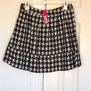 Black & white check Mini Skirt